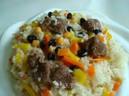 pilaf with minced meat