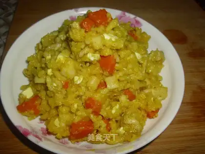 Assorted curry fried rice