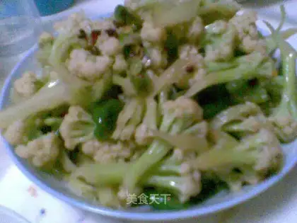 stir-fried cauliflower
