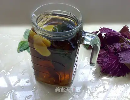 Herbal ginger tea