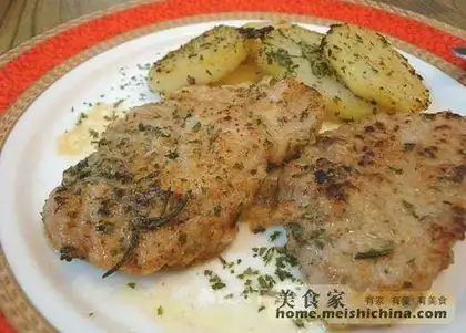 Potato pork chop