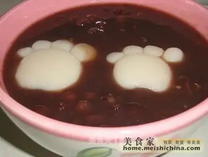 Tangyuan red bean paste
