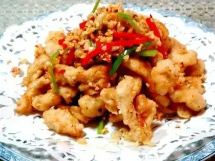 Garlic chicken strips