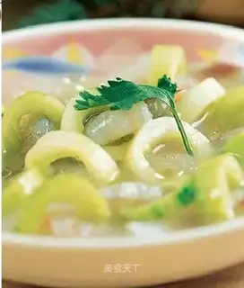 loofah fresh shrimp soup