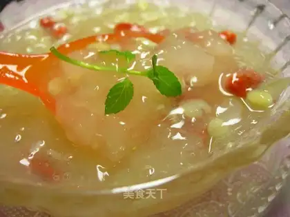 Tremella crystal mung bean refreshing
