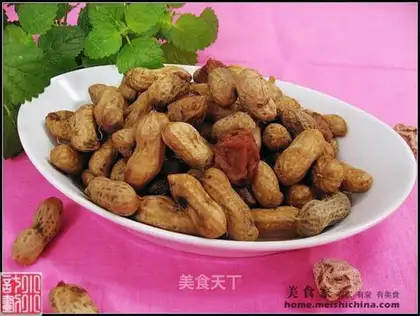 Plum and peanuts