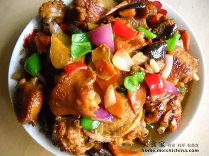 Braised chicken wings with vegetarian chicken