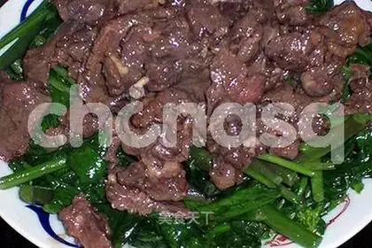 Chaoshan Beef and Chinese Kale