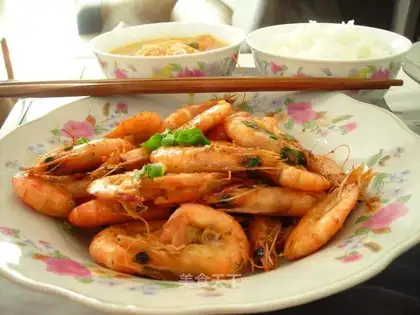 prawns with salt and pepper