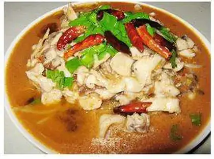boiled fish