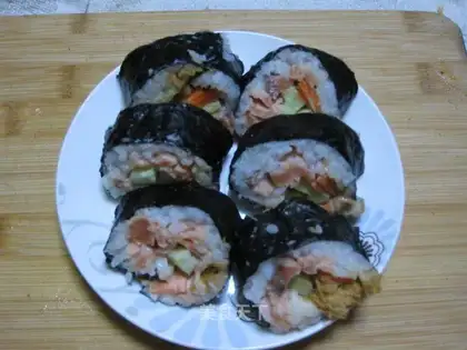 salmon sushi