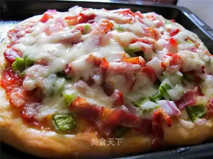 Sausage bacon pizza