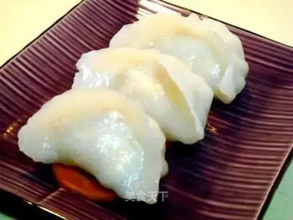 Steamed white jade shrimp dumplings