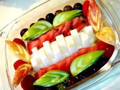 assorted fruit plate