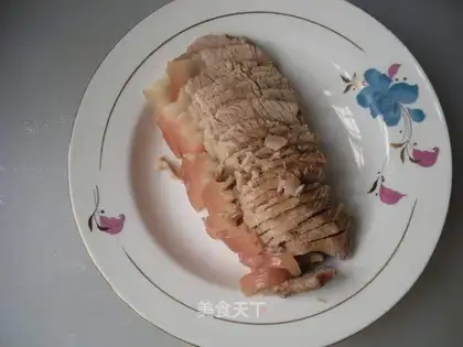white cut meat