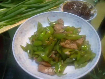 chili fry meat