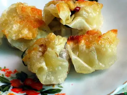fried bean paste bun