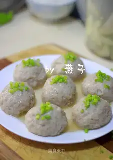 Steamed lion's head
