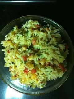Shrimp and Red Sausage Fried Rice