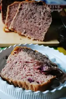 Purple potato toast