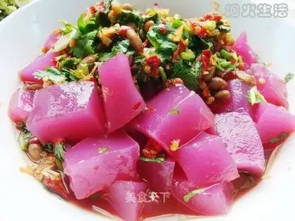 Homemade colored vegetable jelly