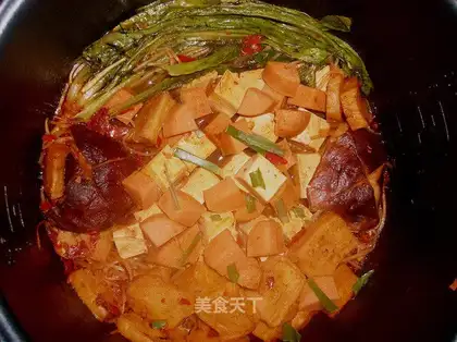 Qian-style spicy tofu pot