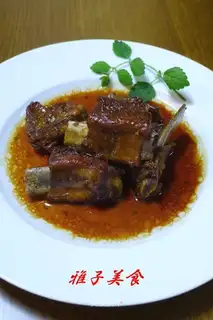 braised pork ribs