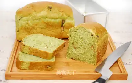 Matcha chestnut toast