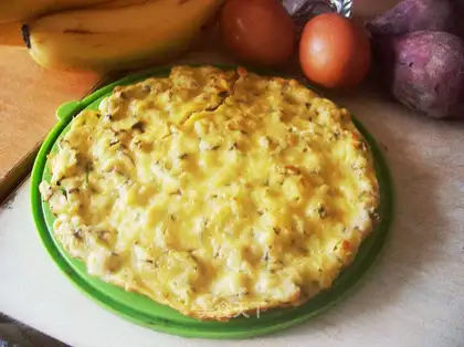 Mushroom egg cake