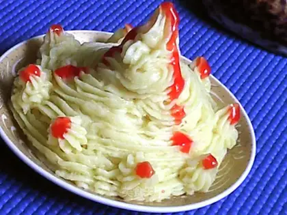 milk-flavored mashed potatoes