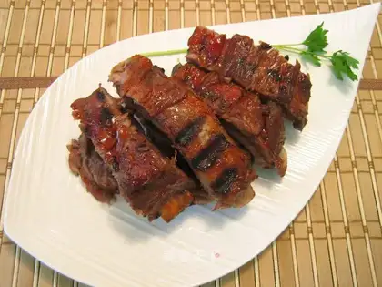 American BBQ Barbecue Pork Chop
