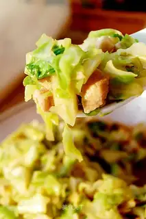 Home-cooked cabbage