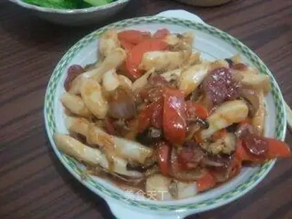 Korean fried rice cake