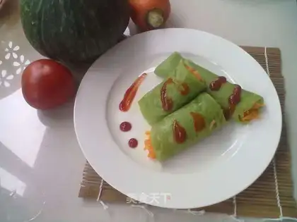 Seasonal vegetable burrito