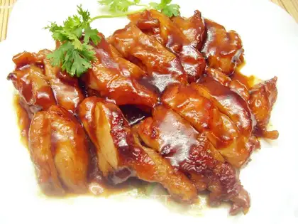 Sun-roasted chicken legs