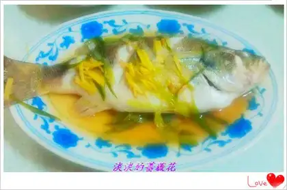steamed bass