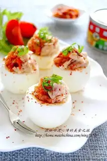 Korean tuna egg cup