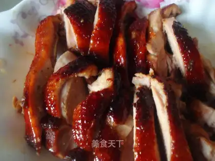 Homemade roast duck