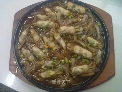 Iron plate razor clam