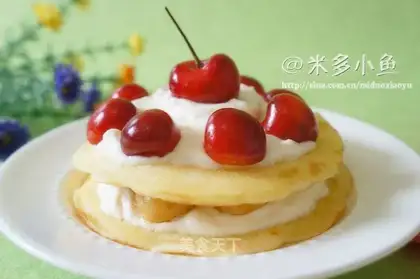 Cherry cream muffins