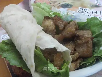 Roasted pork belly in soy sauce
