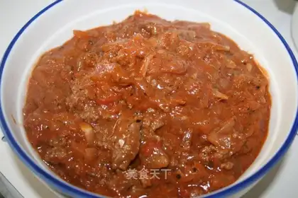 Spaghetti meat sauce