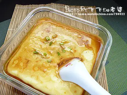 Steamed eggs with minced pork