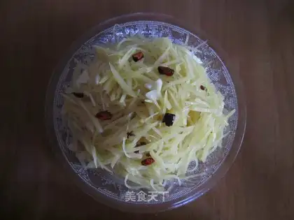 Fried shredded potatoes