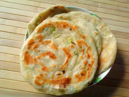 Home-style scallion pancakes