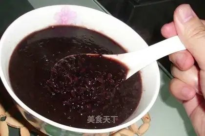 Black rice porridge