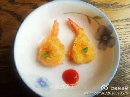 Open-backed hibiscus shrimp