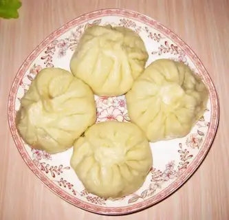 Mushroom pork bun