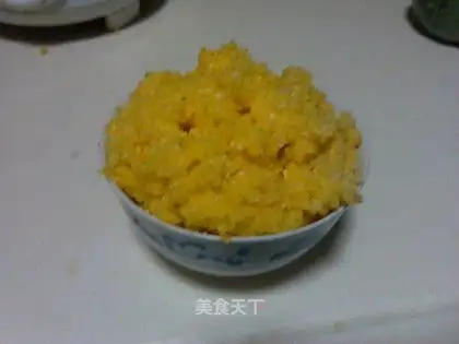 Corn residue rice