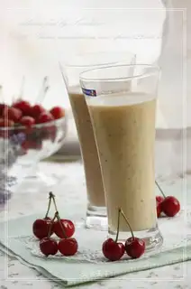 Rose banana milkshake